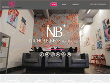 Tablet Screenshot of nicholebeck.com
